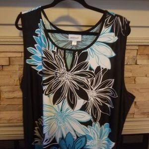 Floral Keyhole Hi Lo Dress